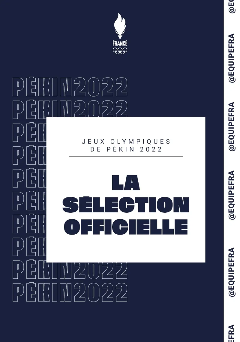 Les sélectionnés pour les Jeux Olympiques d’hiver de Pékin !