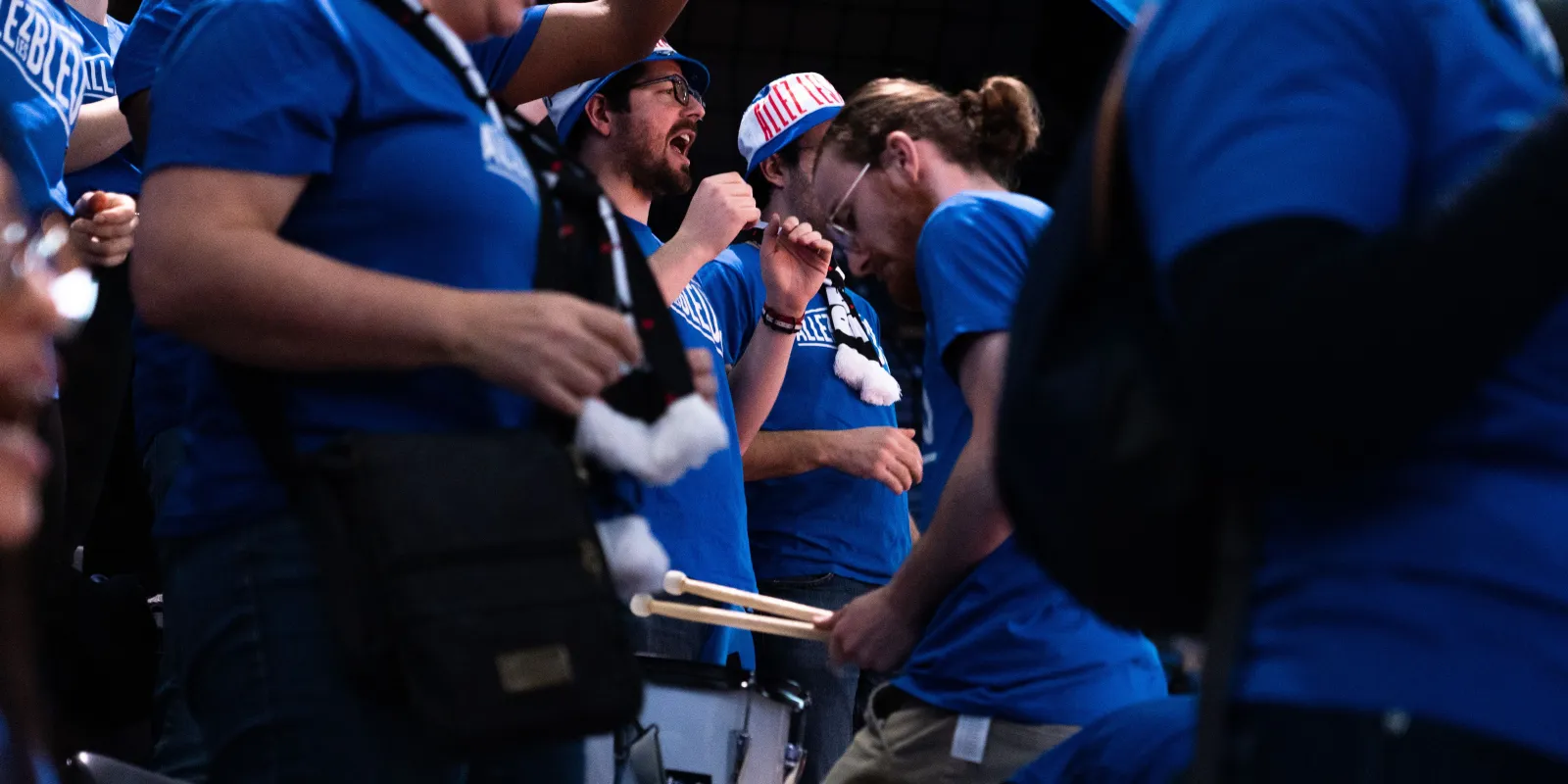 Supporter au tambour pour le Paris Grand Slam 2025