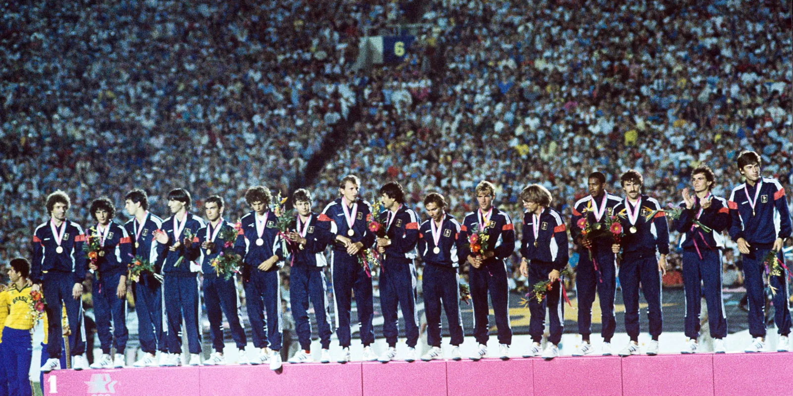 Equipe de France olympique football Los Angeles 1984