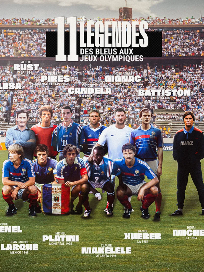 Le 11 type des Bleus aux Jeux Olympiques